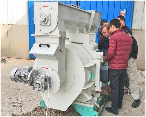 wood pellet processing plant