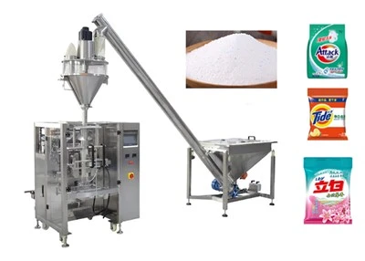 Máquina de enchimento de embalagem em pó de detergente para 200g, 300g, 500g, 1kg, 2kg, 3kg