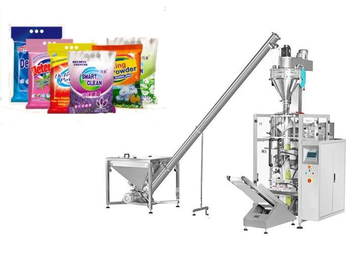 Máquina de embalar detergente em pó